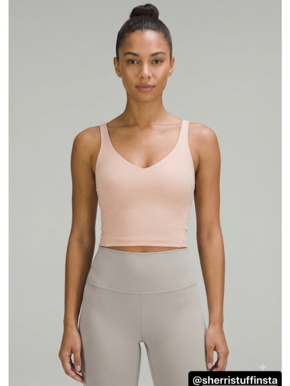 NWOT New Lululemon Align Tank Pink Mist Built In Bra Cropped Yoga Tank Top 6